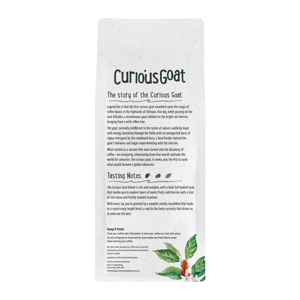 Curious Goat Coffee Beans 1kg