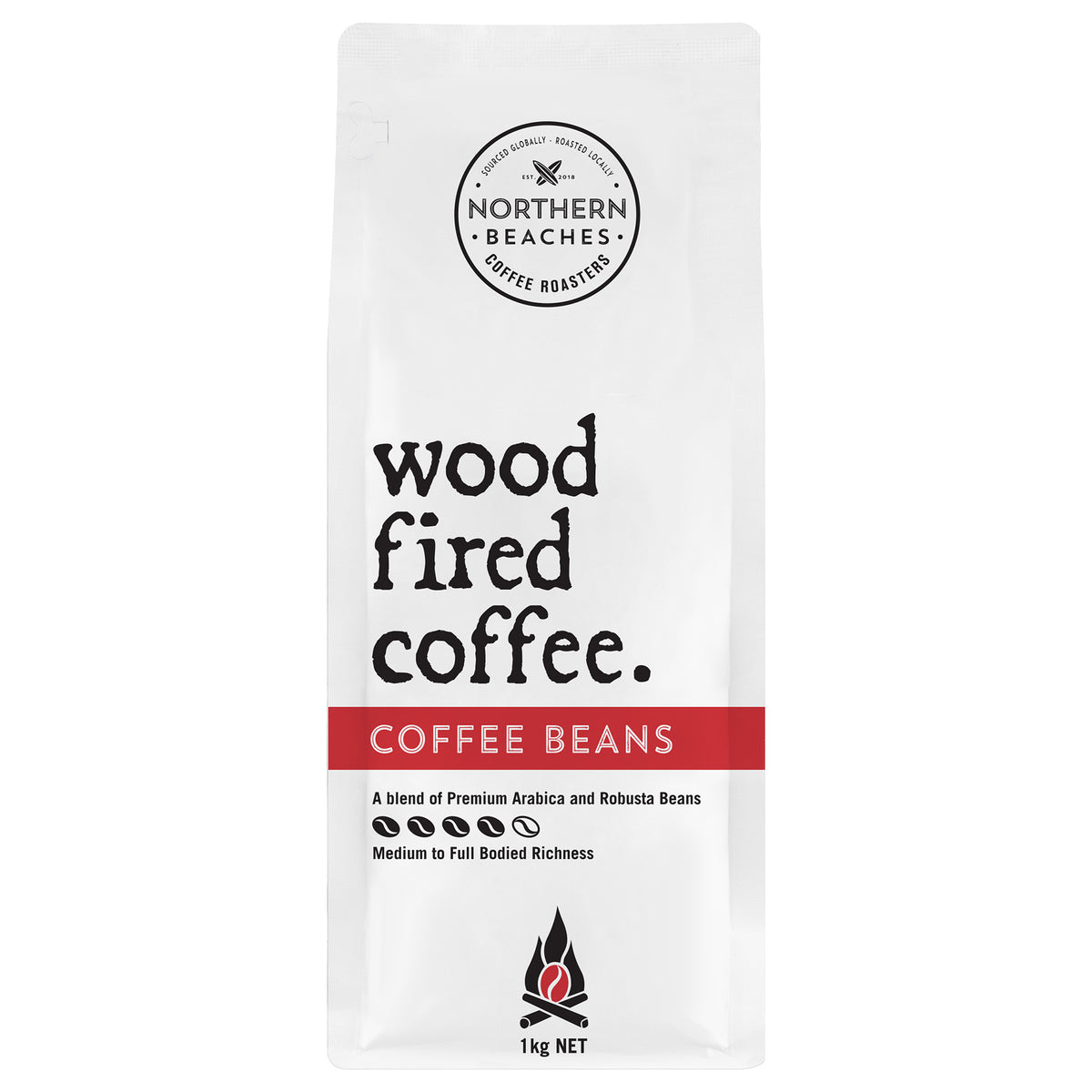 Wood Fired Coffee Beans - 1kg